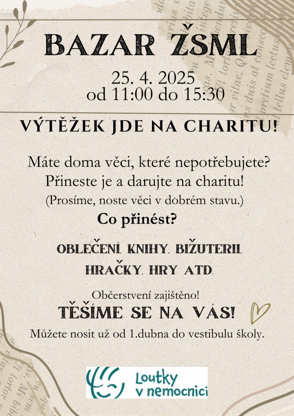 PRVNÍ AKCE ŠKOLNÍHO PARLAMENTU